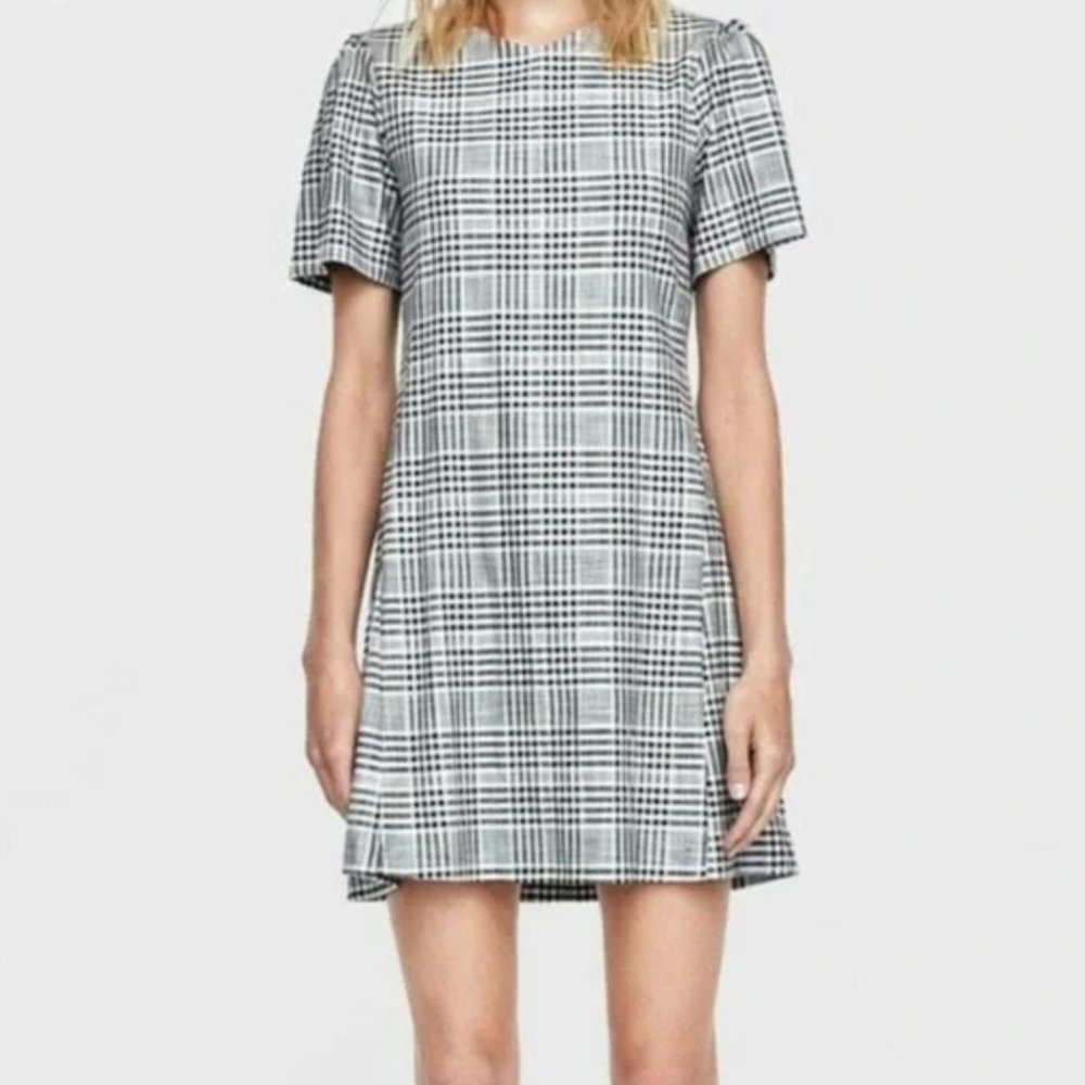 Zara Plaid Mini Dress